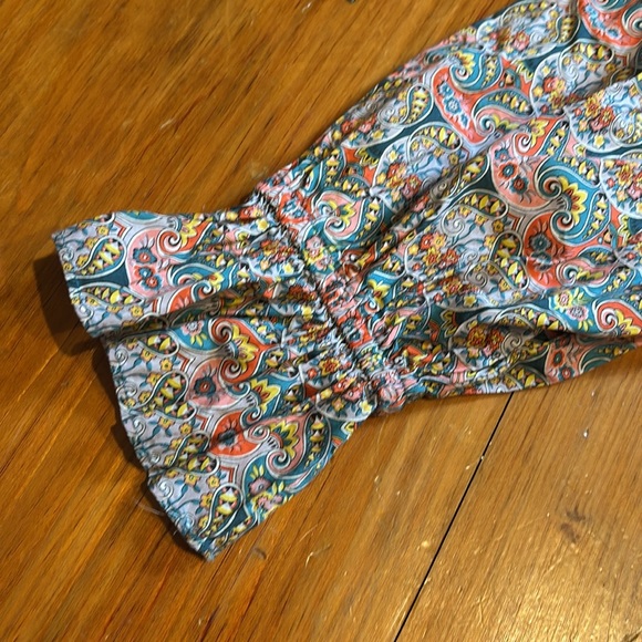 J CREW x Liberty of London M Tie-Waist Cotton Top Giorgia Duke Print - Picture 6 of 12